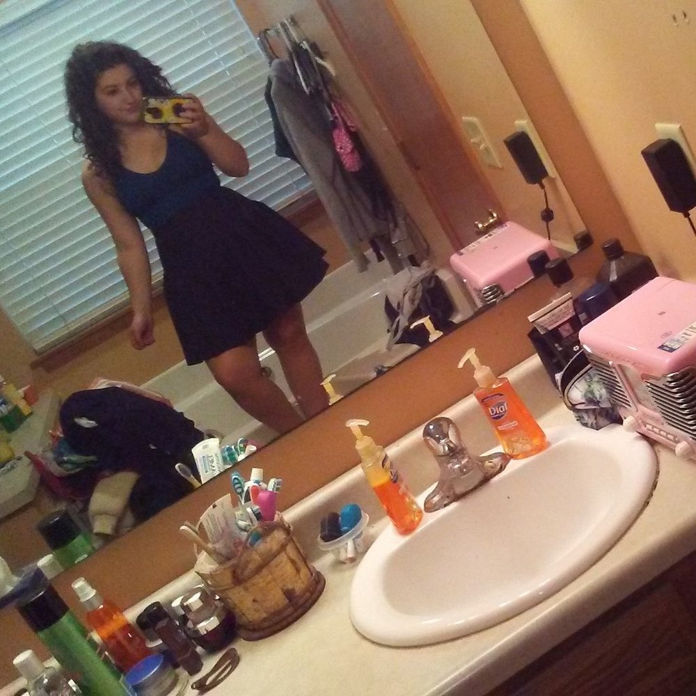 Black Pleated Skort